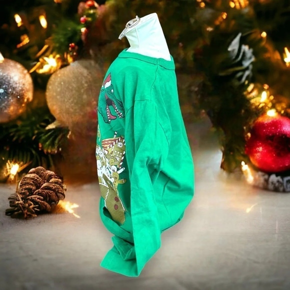 Children’s‎ place small dinosaur Christmas shirt - Picture 3 of 6